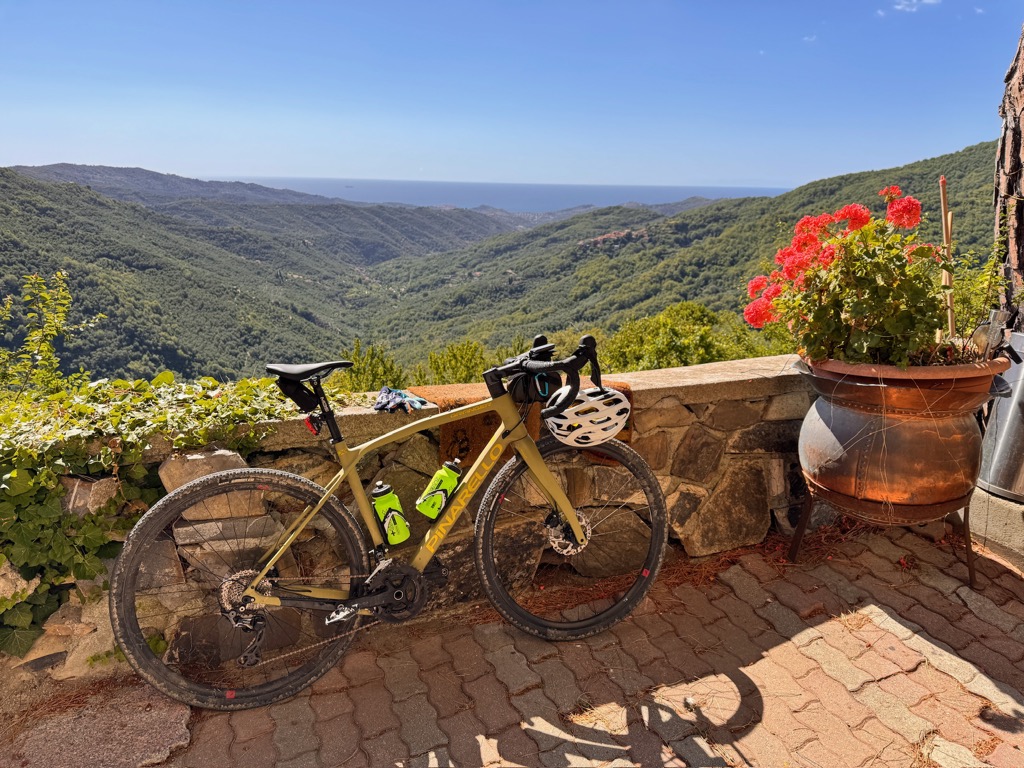 Riviera cycling landscape